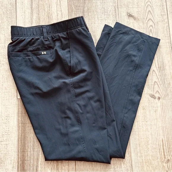 Under Armour UA Drive Golf Pants Straight Leg Fit Men's 32x32 Black Reg. $85 EUC - Picture 5 of 9